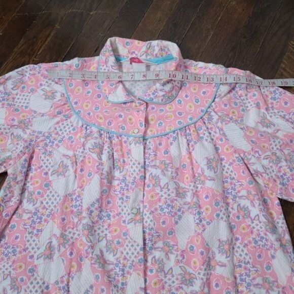 Vintage Super Girly Pink Barbiecore Maxi Length Night Gown - Picture 8 of 14